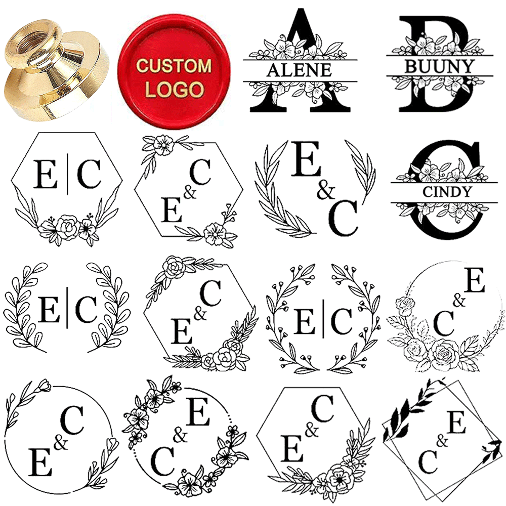 Wax Seal Letter Kit - Custom Letter Wax Seal Stamp Kit,