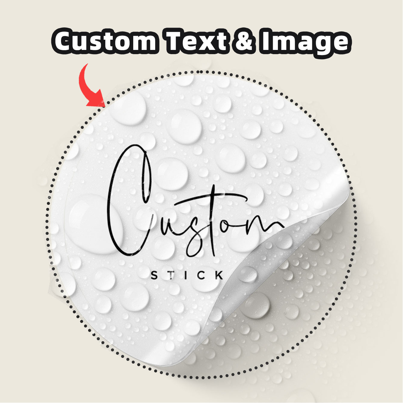 Personalised Candle Label - 1-100 ชิ้นสติกเกอร์กันน้ำแบบกำหนดเอง, แท็กงานฝีมือข้อความรูปภาพแบบกำหนดเองสำหรับงานเลี้ยงฉลองทารก, ขวดเทียน, สบู่ทำมือ, กล่องของขวัญ
