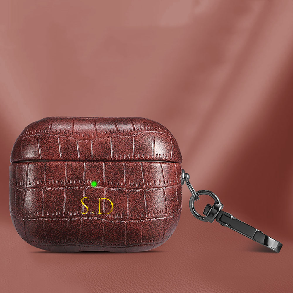 เคสหูฟัง Airpods 1 2 3 4 Pro 2 - Monogram Keychain Leather บทวิจารณ์และราคา