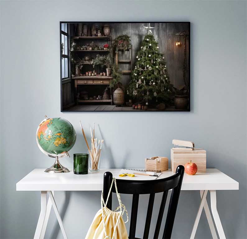 1 ชิ้น โปสเตอร์คริสต์มาสขนาดให - Family Tree Print บทวิจารณ์และราคา
