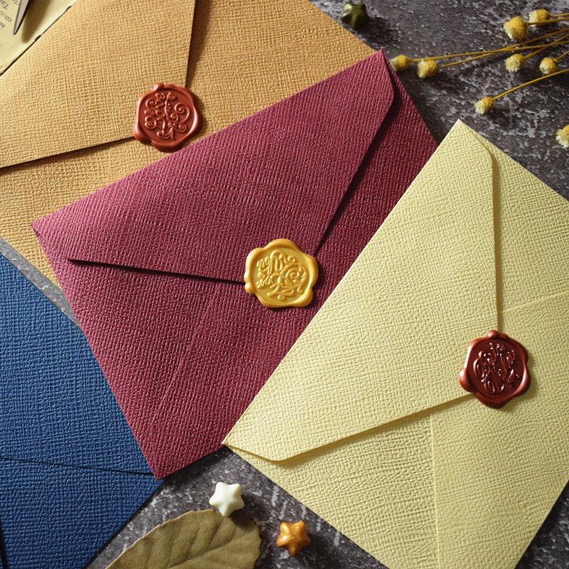 50 ชิ้น/ล็อต 20.1x15.1 ซม.ซองส - Wax Seal Letter Kit บทวิจารณ์และราคา