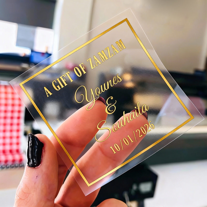 50PCS สติ๊กเกอร์งานแต่งงานแบบส - Personalised Candle Label บทวิจารณ์และราคา
