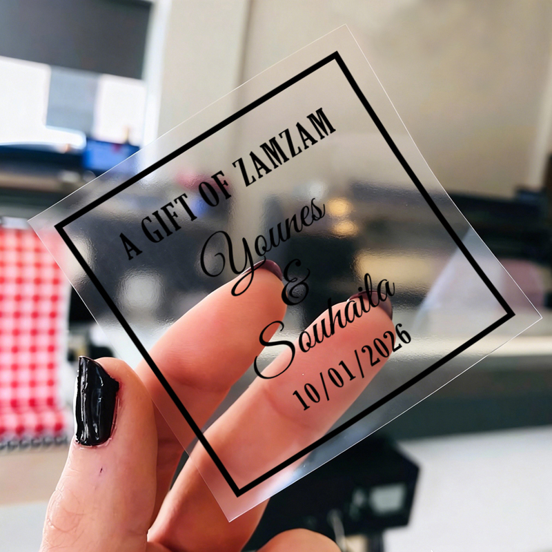 50PCS สติ๊กเกอร์งานแต่งงานแบบส - Personalised Candle Label บทวิจารณ์และราคา