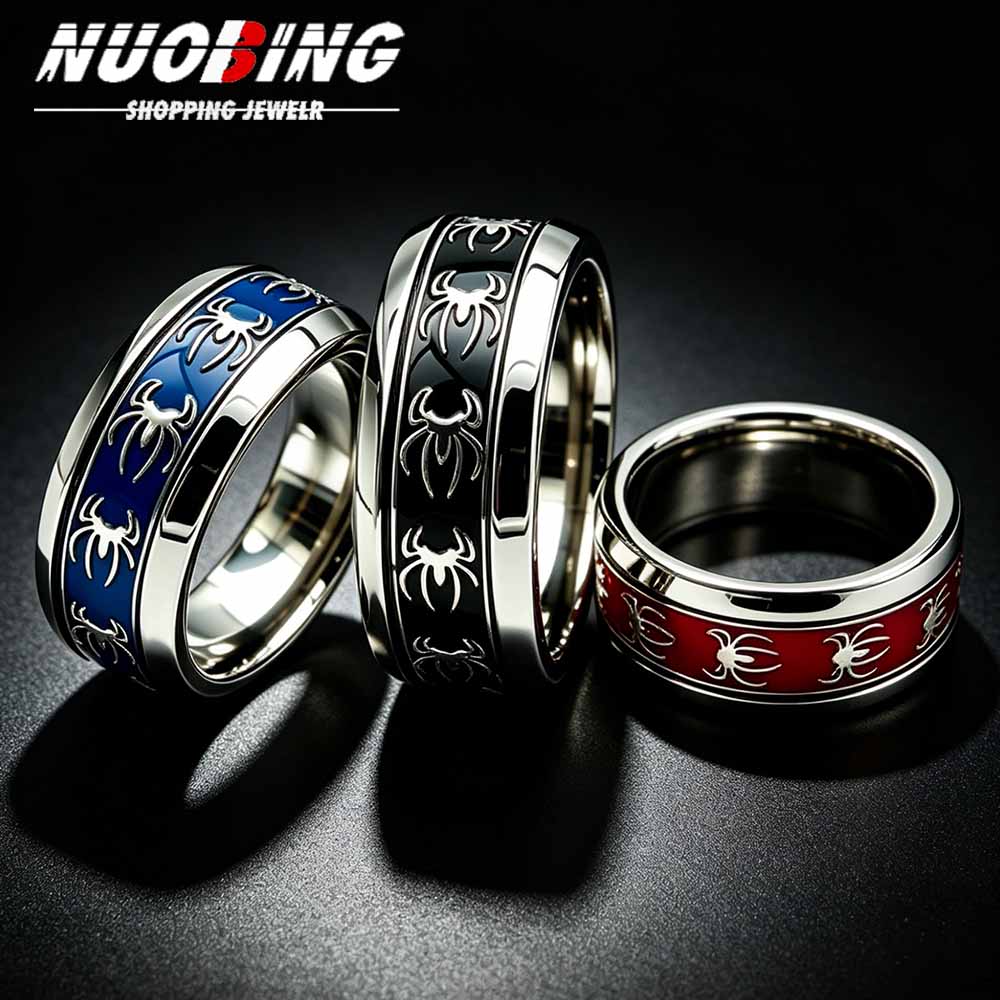 แหวนสไตล์วินเทจพังก์ลายแมงมุม  - Initial Ring Custom บทวิจารณ์และราคา