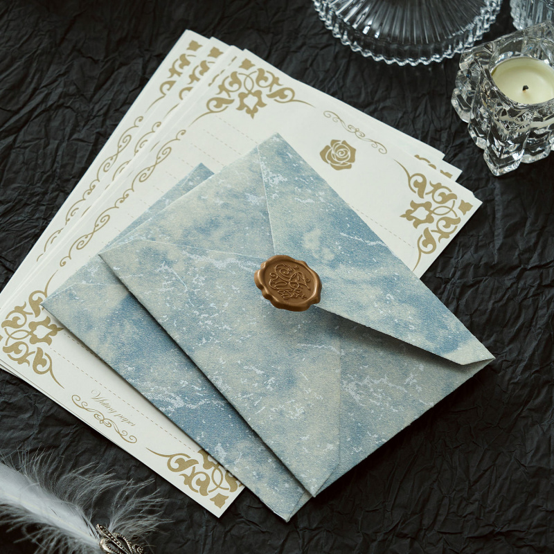 ซองจดหมายลายเงาสีทอง 5 ชิ้น สำ - Wax Seal Letter Kit บทวิจารณ์และราคา