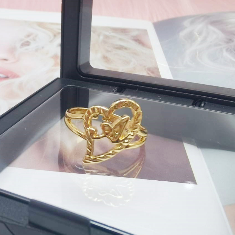 Duoying เริ่มต้นที่กำหนดเองแหว - Initial Ring Custom บทวิจารณ์และราคา