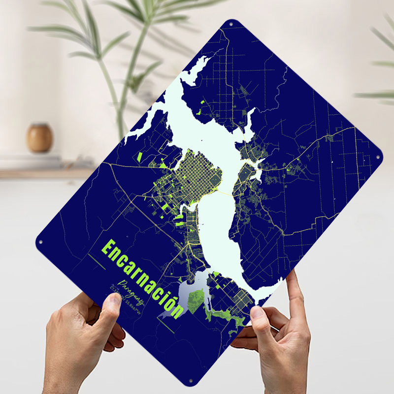 ของตกแต่งบ้าน Encarnación ของต - Custom Map Poster บทวิจารณ์และราคา