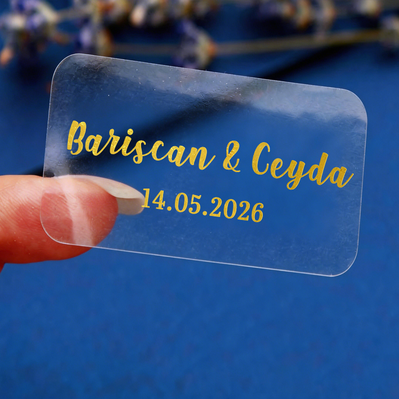 สติกเกอร์สี่เหลี่ยมผืนผ้าแบบกำ - Personalised Candle Label บทวิจารณ์และราคา