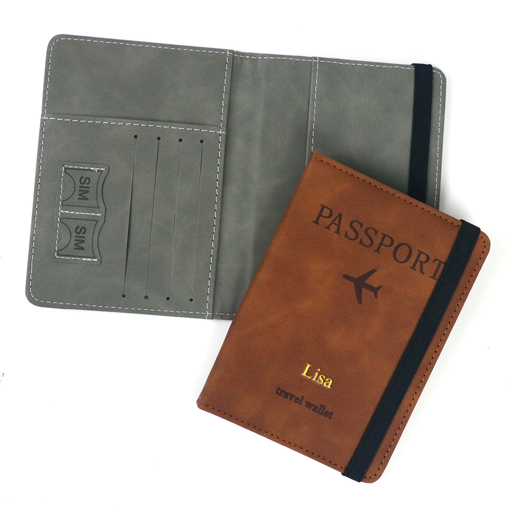 ซองใส่บัตรหนัง PU ป้องกัน RFID - Personalized Name Box บทวิจารณ์และราคา