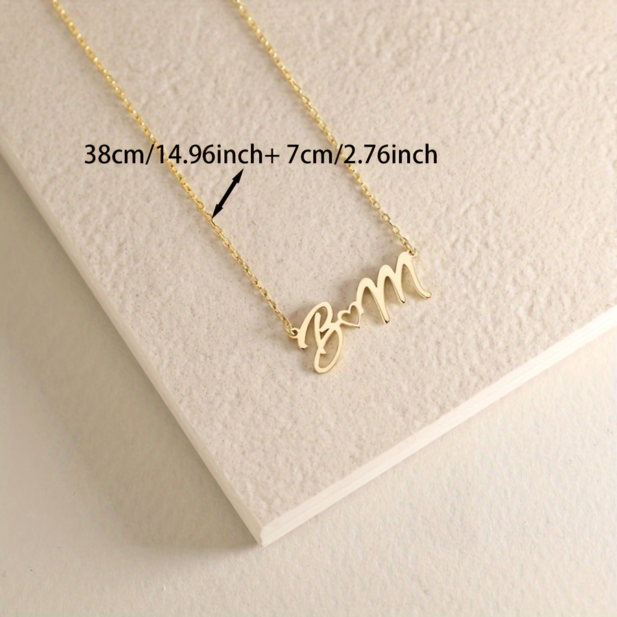 CUSTOM ชื่อสร้อยคอผู้หญิงกันน้ - Name Necklace Custom บทวิจารณ์และราคา