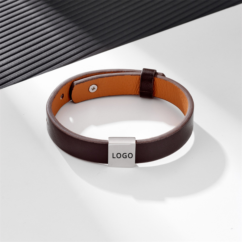 สร้อยข้อมือหนังแท้แฟชั่นปรับได - Coordinates Bracelet บทวิจารณ์และราคา