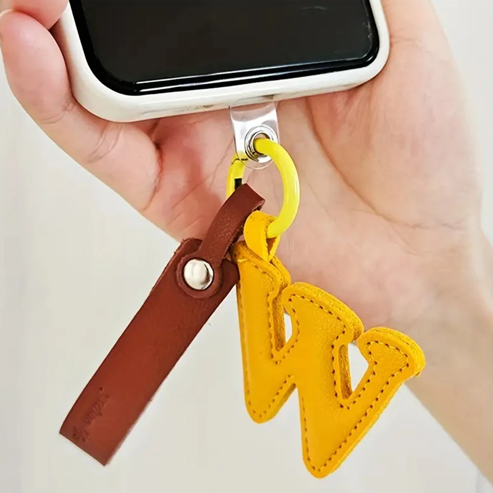 Creative PU หนัง 26 ตัวอักษรพว - Monogram Keychain Leather บทวิจารณ์และราคา