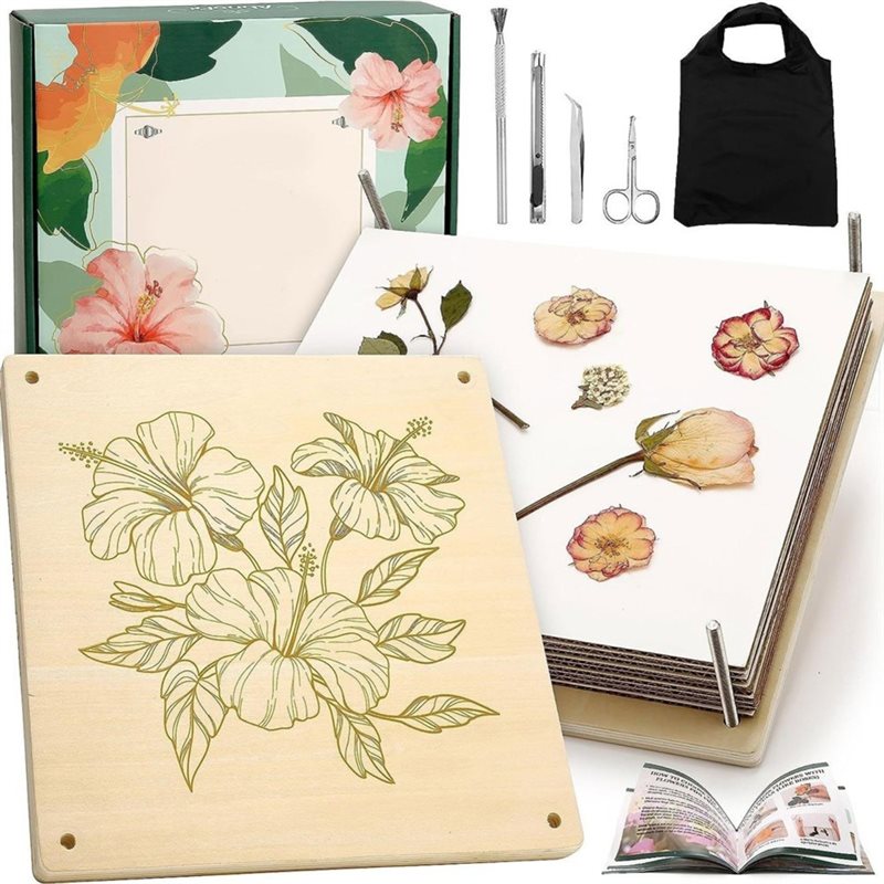 ชุดอุปกรณ์กดดอกไม้ CQMF ดีไซน์ - Dried Flower Bookmark บทวิจารณ์และราคา