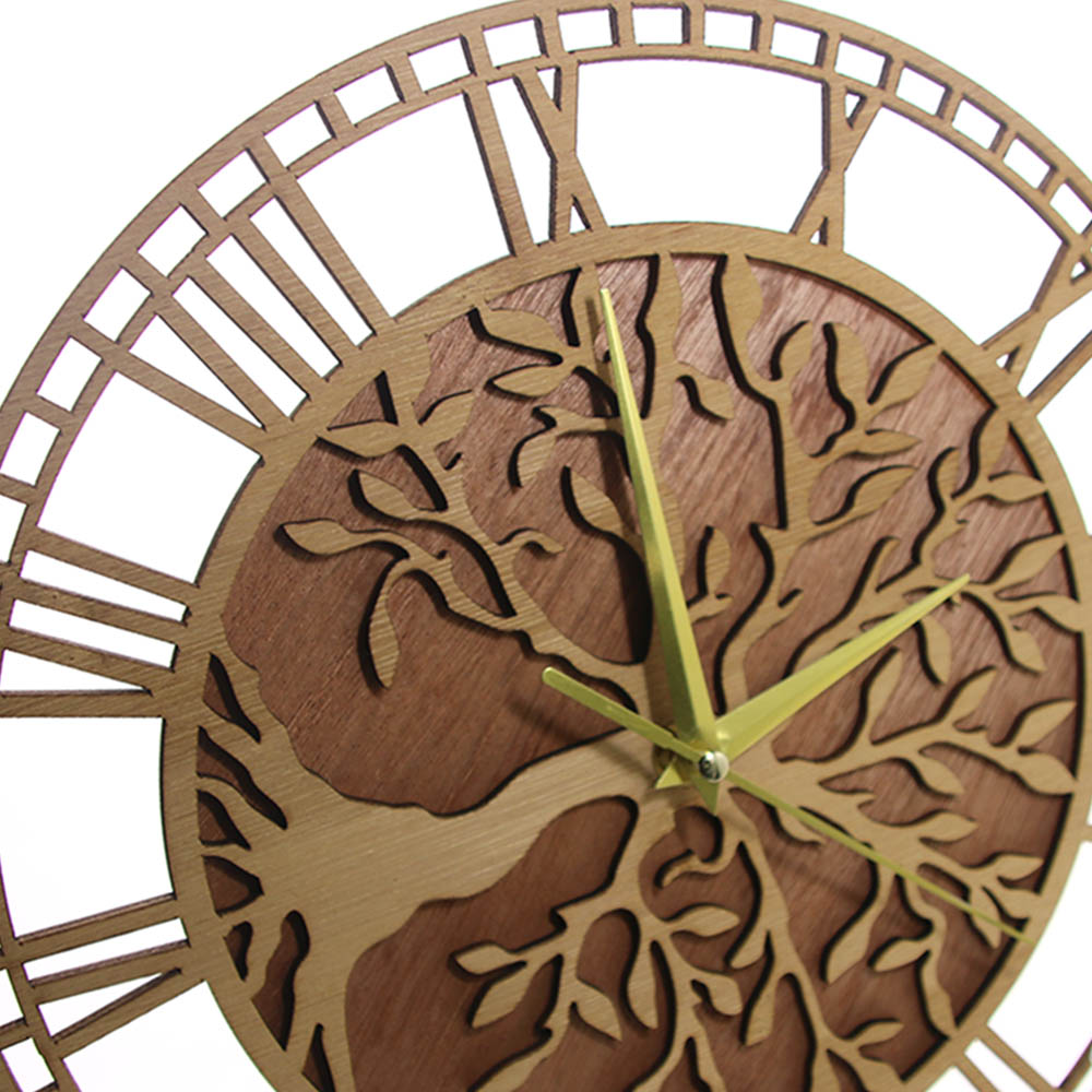 Tree of Life นาฬิกาไม้บ้านไร่ส - Family Tree Print บทวิจารณ์และราคา