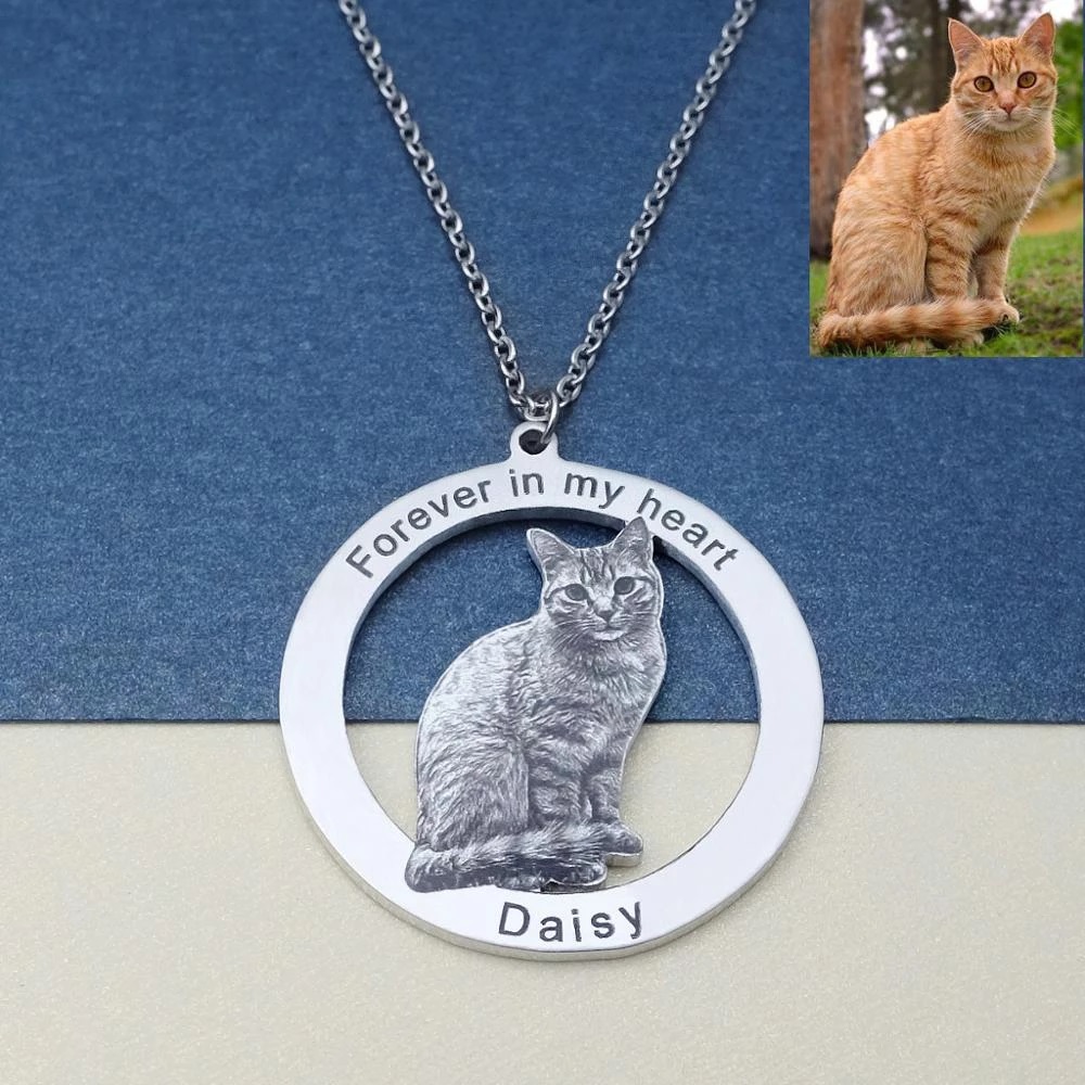 สร้อยคอรูปสัตว์เลี้ยงแบบกำหนดเ - Pet Portrait Custom บทวิจารณ์และราคา