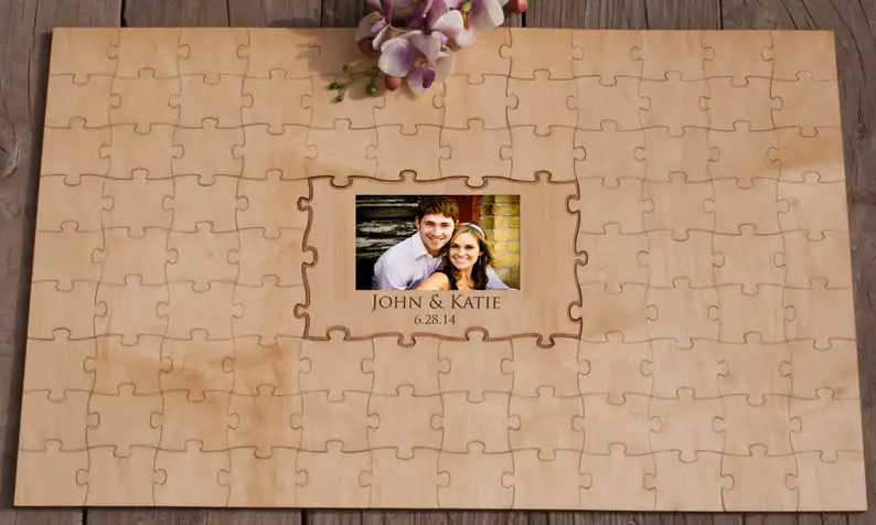 สมุดเยี่ยมปริศนาภาพไม้ที่กําหน - Custom Photo Book บทวิจารณ์และราคา