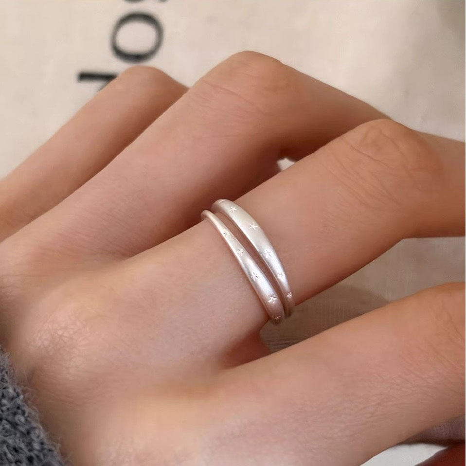 แหวนเงินแท้ 925 สำหรับผู้หญิงค - Initial Ring Custom บทวิจารณ์และราคา