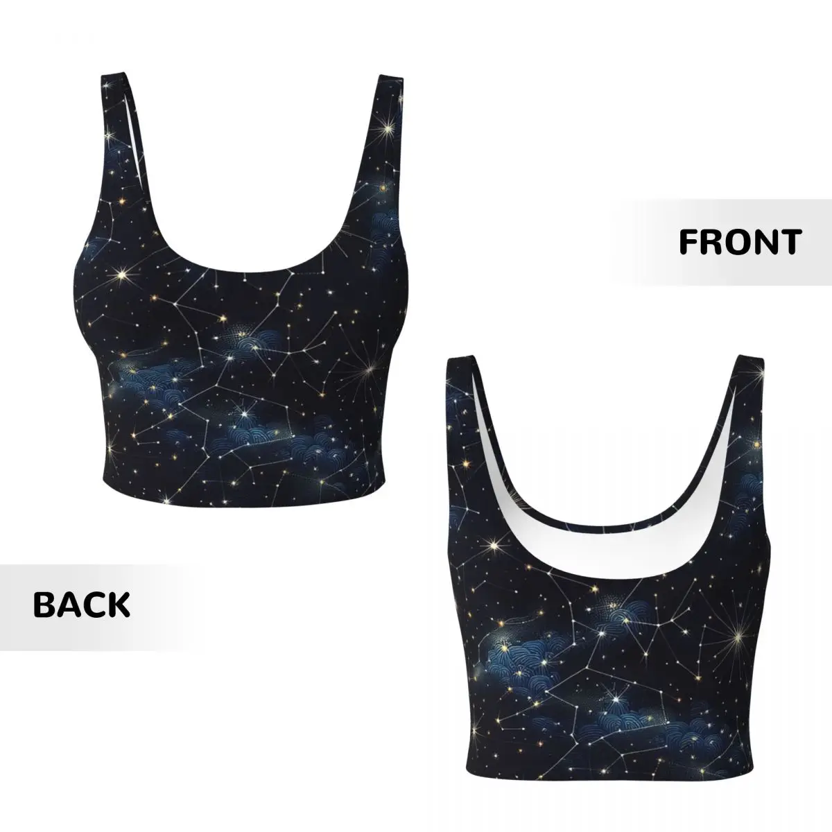 เสื้อกล้ามออกกำลังกายสำหรับผู้ - Custom Night Sky บทวิจารณ์และราคา