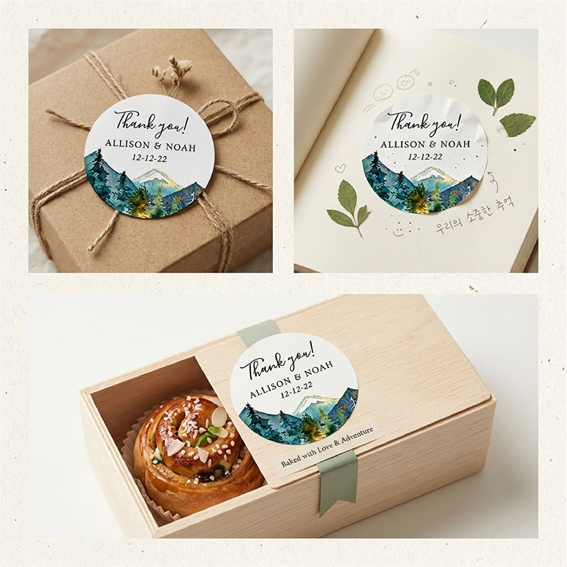 สติกเกอร์โลโก้ภูเขาแบบกำหนดเอง - Personalized Name Box บทวิจารณ์และราคา