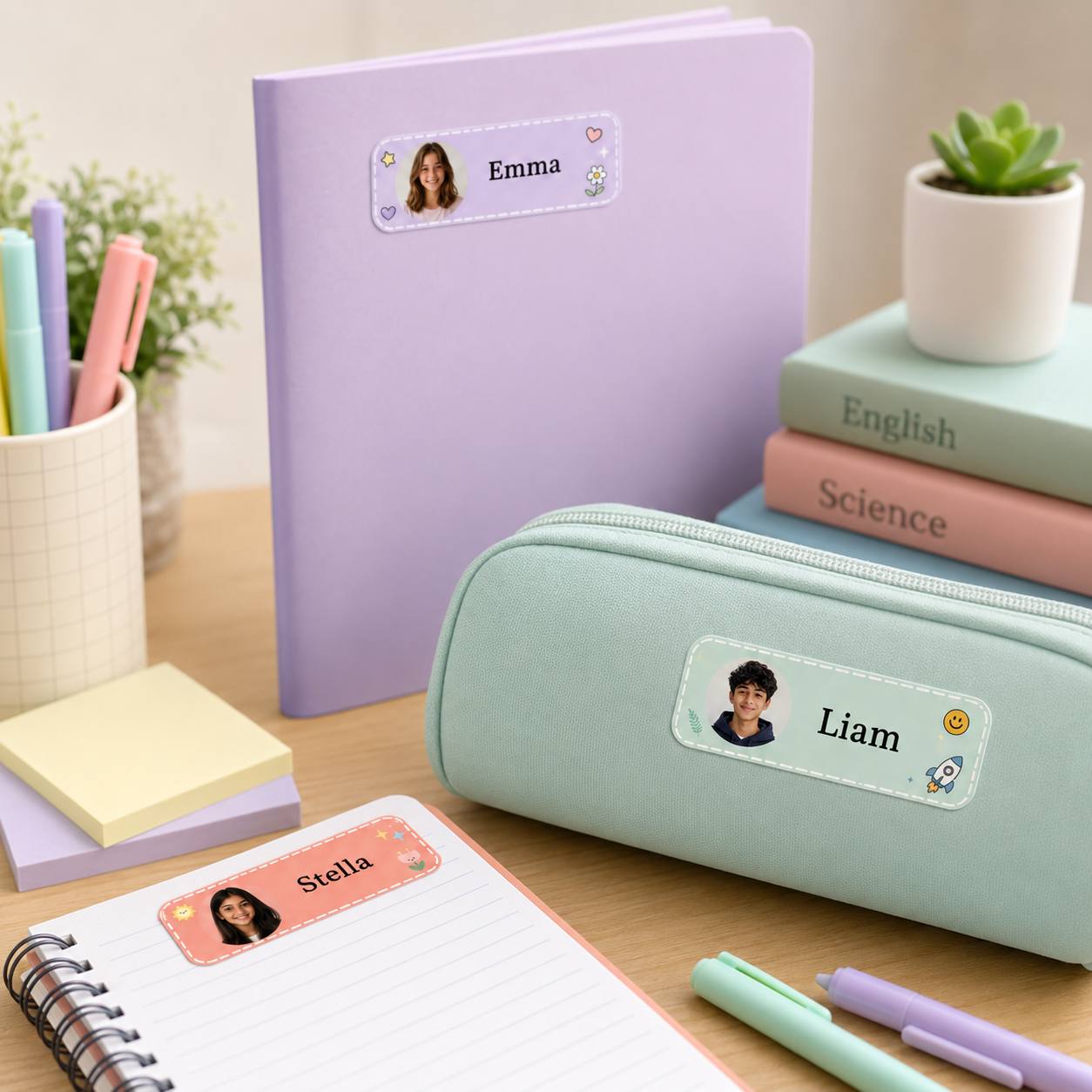 สติกเกอร์ชื่อชั้นเรียนแบบปรับแ - Custom Photo Book บทวิจารณ์และราคา