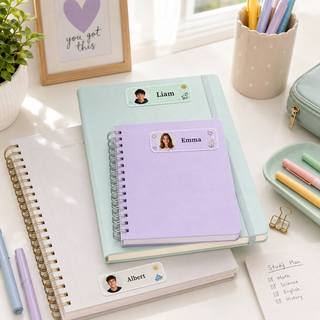 สติกเกอร์ชื่อชั้นเรียนแบบปรับแ - Custom Photo Book บทวิจารณ์และราคา