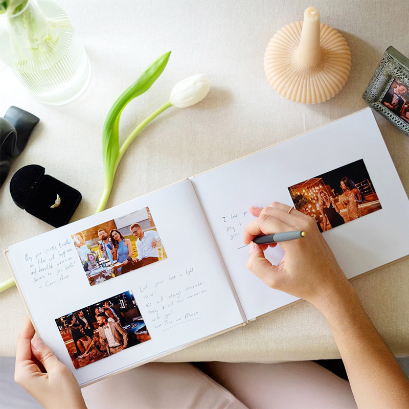 สมุดภาพอัลบั้มรูปภาพสำหรับแขกแ - Custom Photo Book บทวิจารณ์และราคา