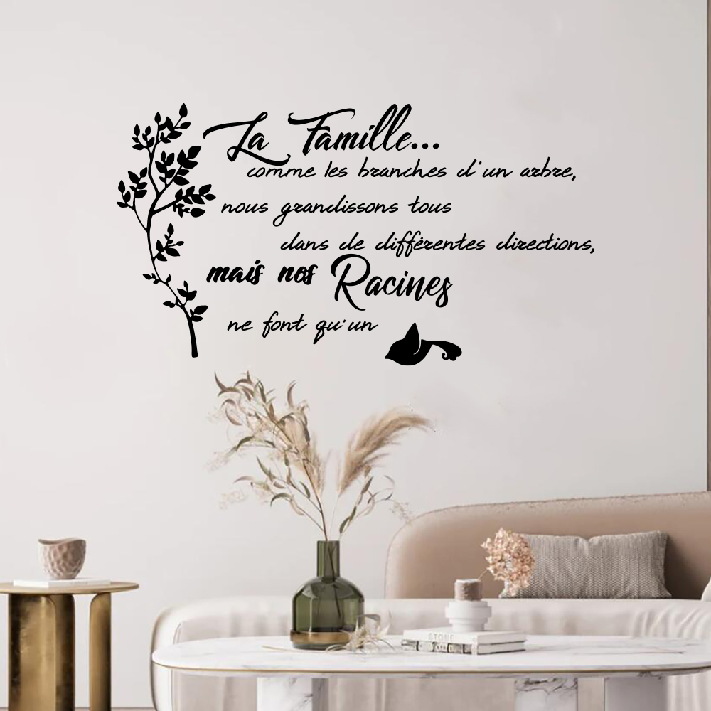 ภาษาฝรั่งเศสคําครอบครัว Tree B - Family Tree Print บทวิจารณ์และราคา