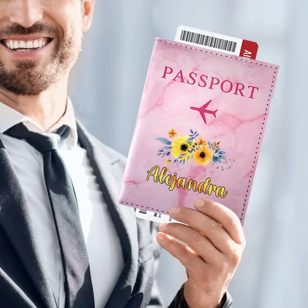 ซองใส่หนังสือเดินทางหนังสังเคร - Personalized Name Box บทวิจารณ์และราคา