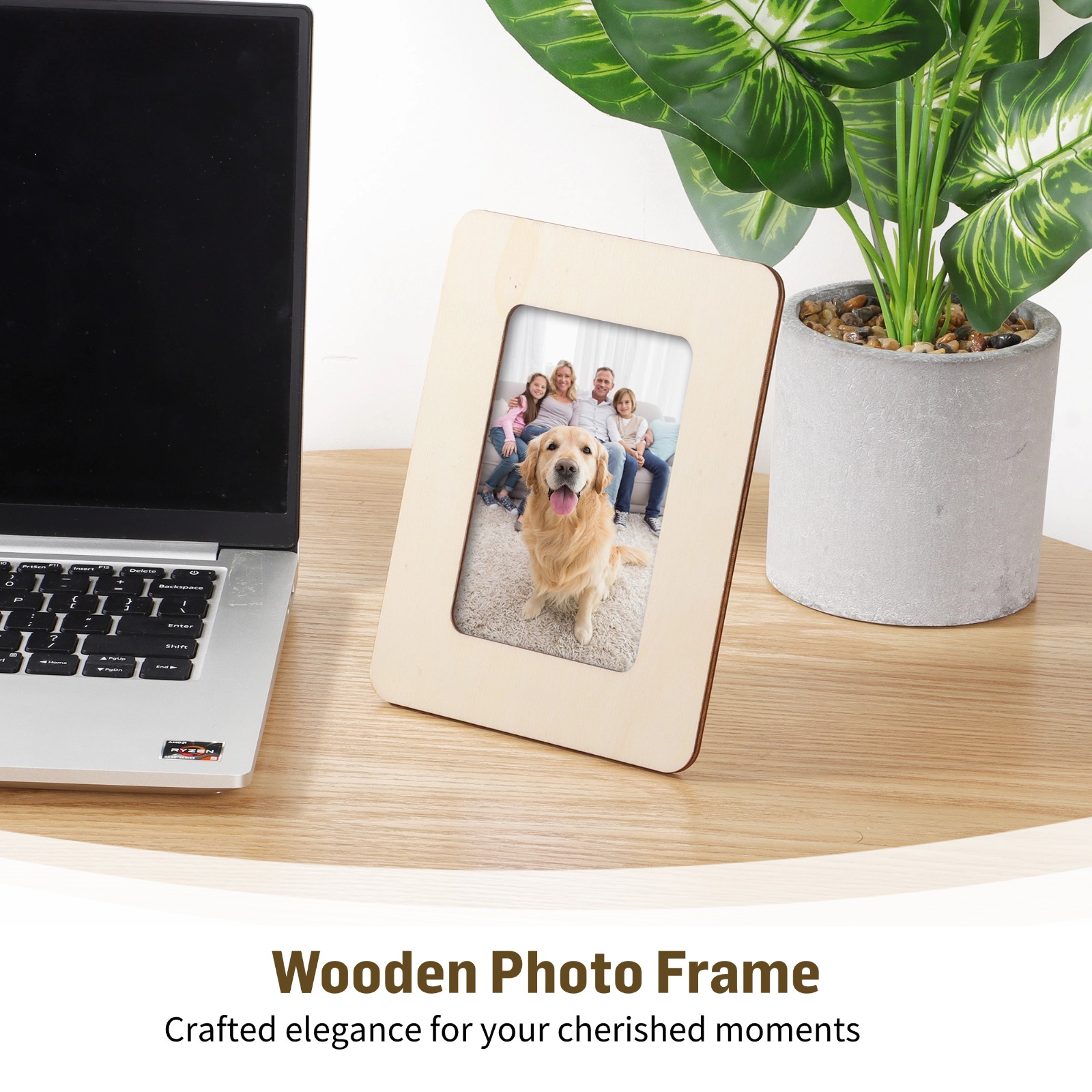 12 ชิ้น/เซ็ตที่ยังไม่เสร็จกรอบ - Engraved Wood Frame บทวิจารณ์และราคา