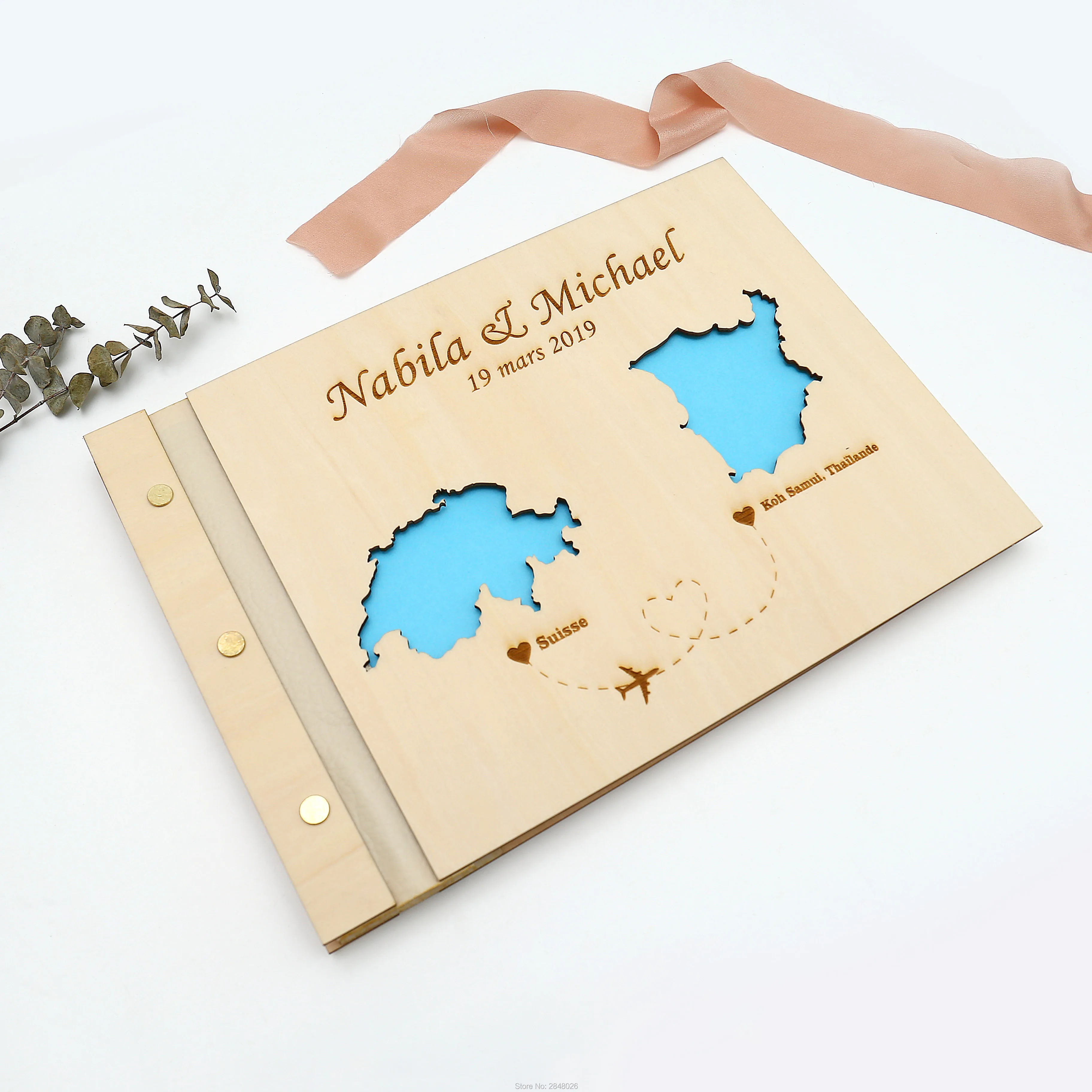 สมุดเยี่ยมงานแต่งงานแกะสลักแบบ - Custom Star Map บทวิจารณ์และราคา
