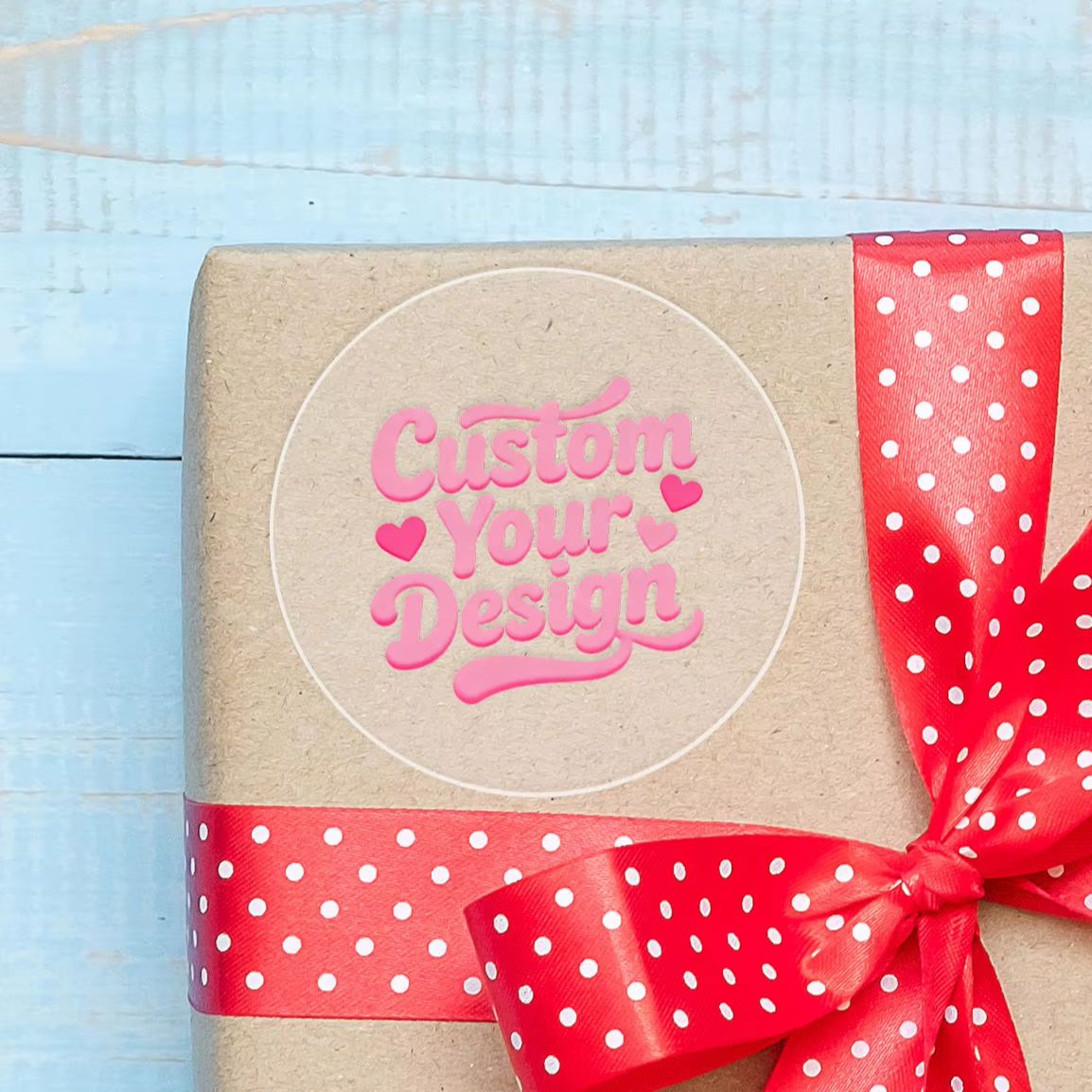 สติกเกอร์ใสทรงกลมแบบกำหนดเอง 1 - Personalised Candle Label บทวิจารณ์และราคา