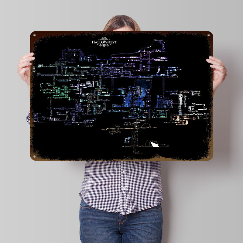 โปสเตอร์โลหะ 3 มิติลายแผนที่ฮอ - Custom Map Poster บทวิจารณ์และราคา