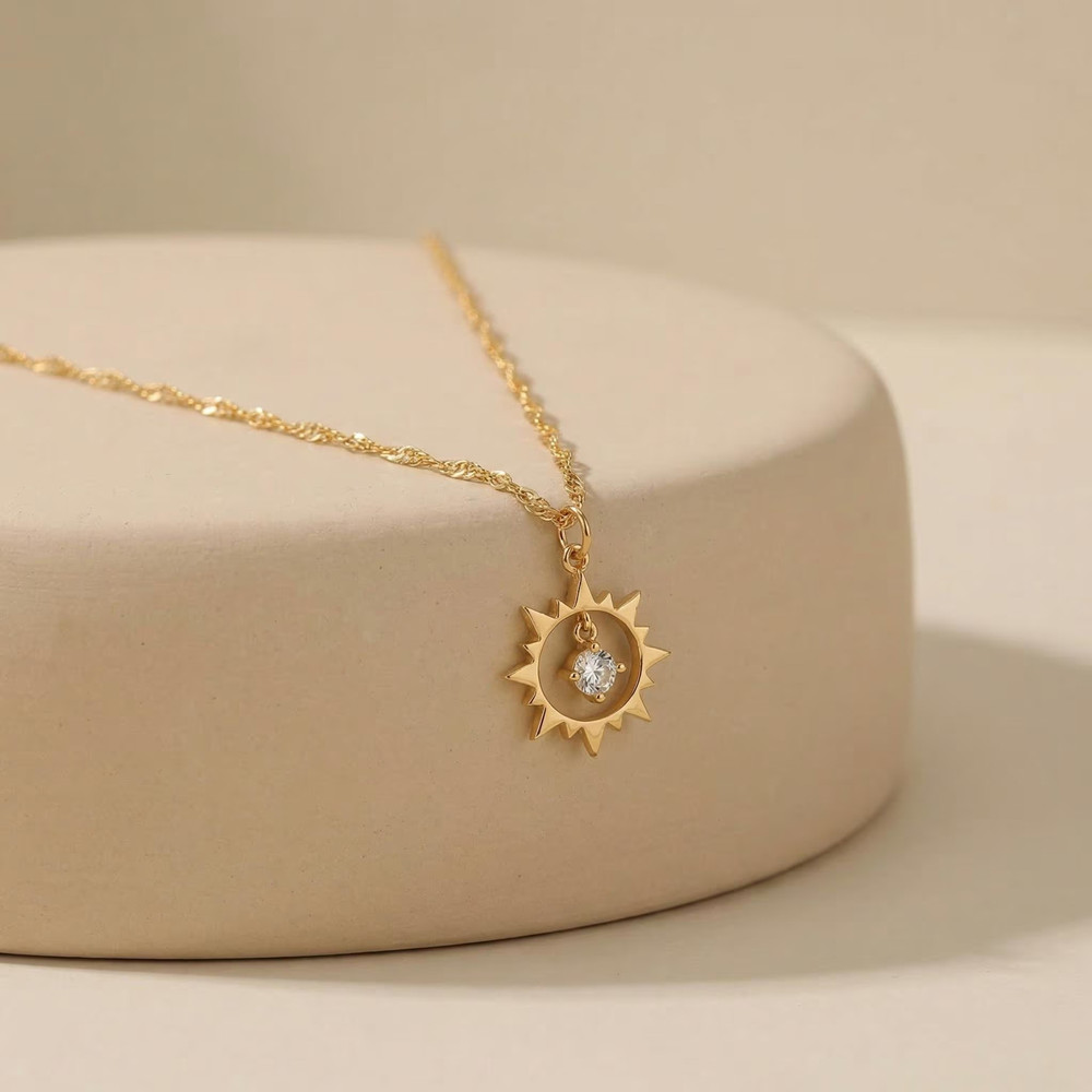 สร้อยคอวินเทจแบบกำหนดเอง สร้อย - Birth Flower Necklace บทวิจารณ์และราคา