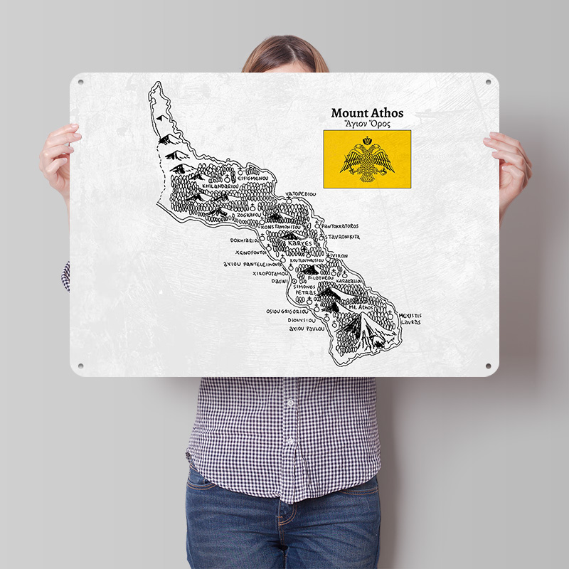 โปสเตอร์แผนที่ภูเขาอธอสวาดด้วย - Custom Map Poster บทวิจารณ์และราคา