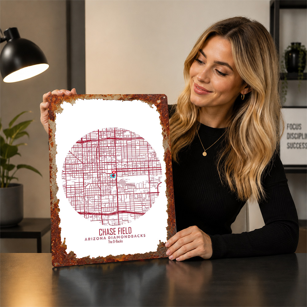 แผนที่สนามกีฬาเชสฟิลด์ โปสเตอร - Custom Map Poster บทวิจารณ์และราคา