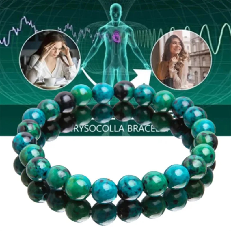 Chrysocolla Malachite สร้อยข้อ - Coordinates Bracelet บทวิจารณ์และราคา