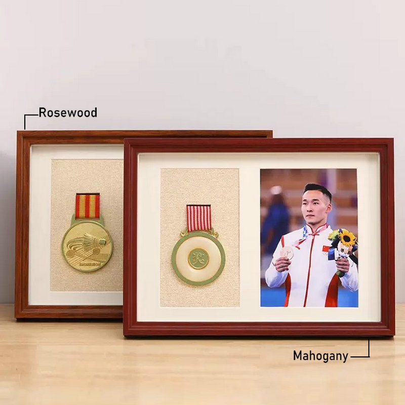 กรอบกล่องไม้ทึบเงาสำหรับเหรียญ - Engraved Wood Frame บทวิจารณ์และราคา