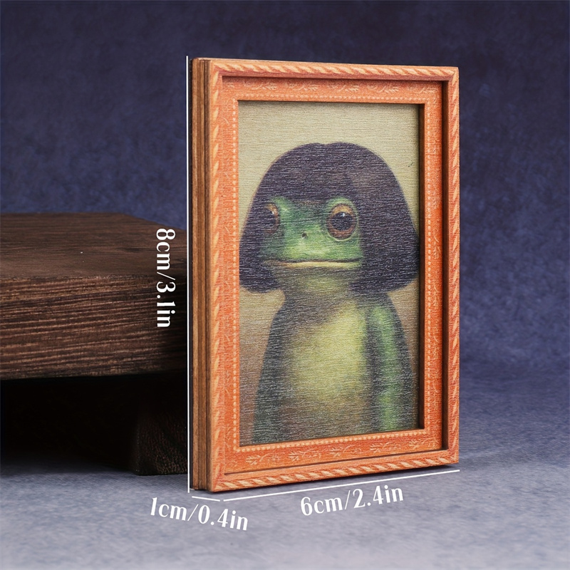 กรอบรูปไม้ขนาดเล็ก แม่เหล็กติด - Engraved Wood Frame บทวิจารณ์และราคา